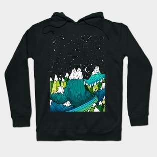 Of stars and mountains Hoodie